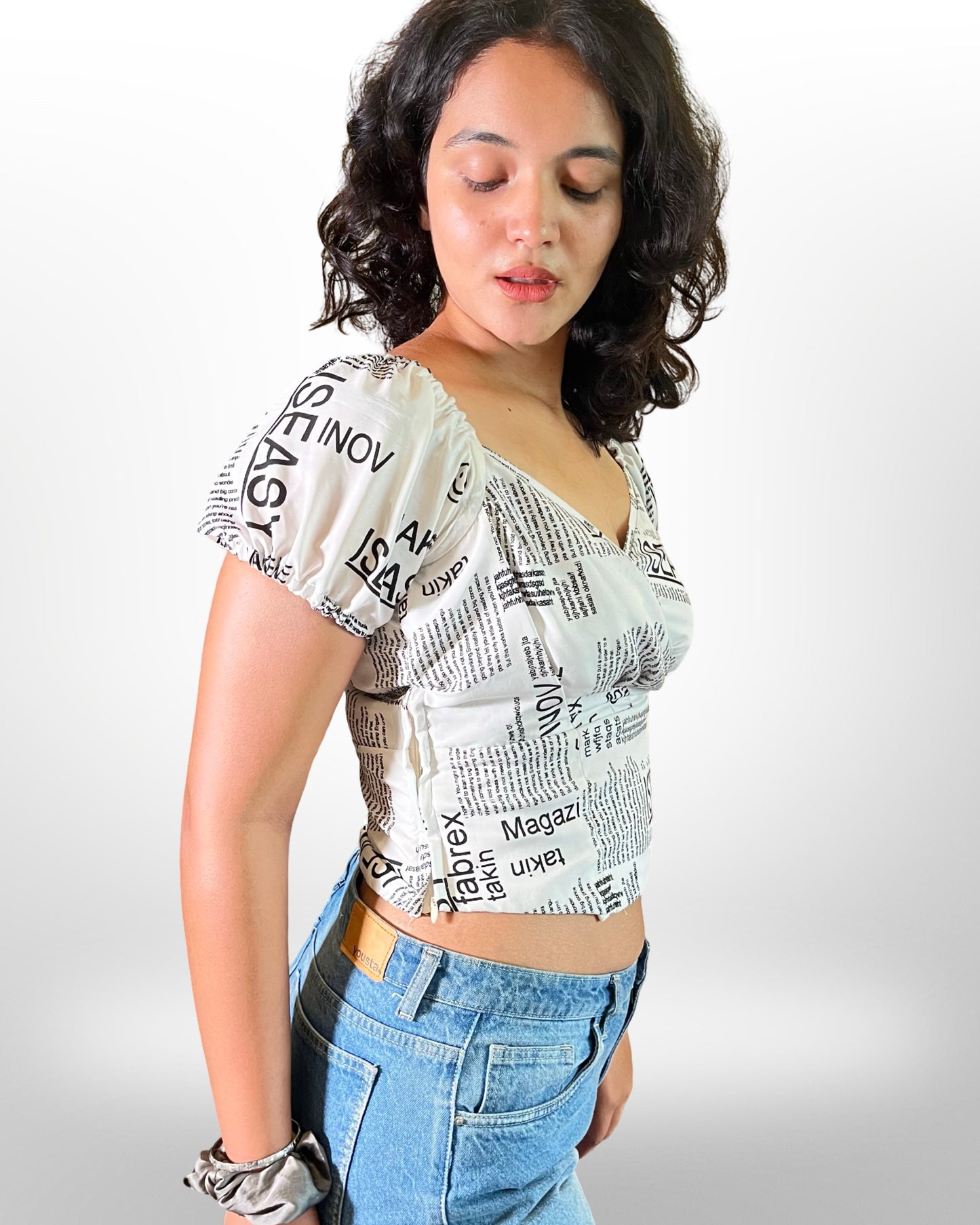 Cool & trendy printed wrap top