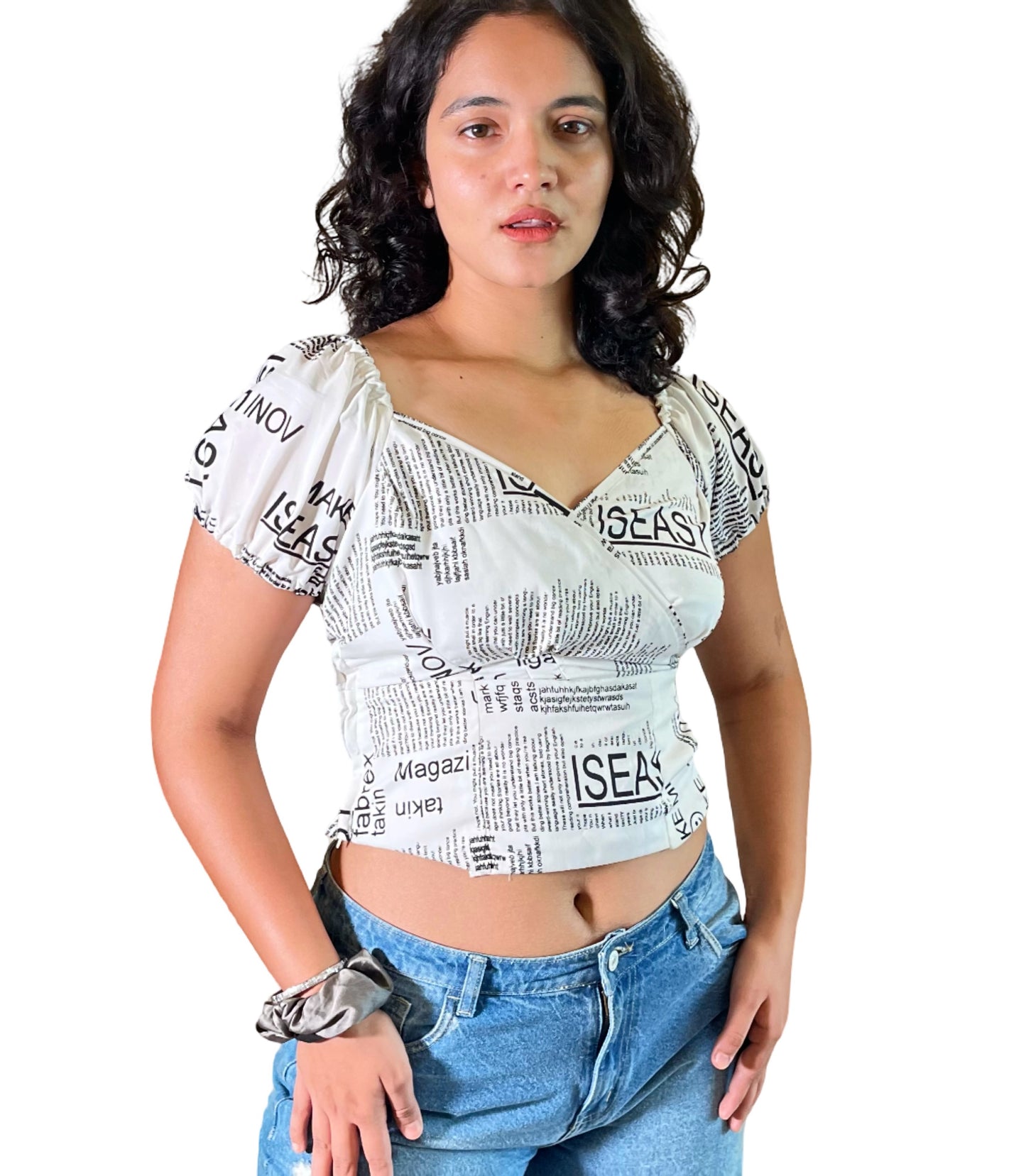 Cool & trendy printed wrap top